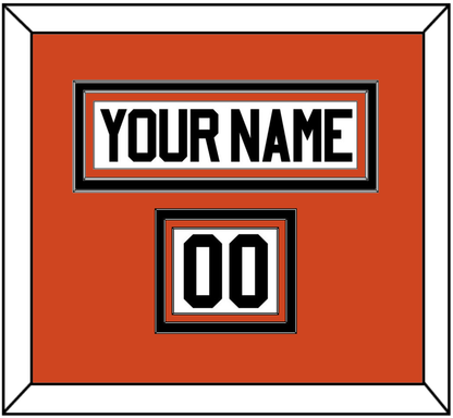 Philadelphia Nameplate & Number (Shoulder) - Home Orange - Premier Tier 2