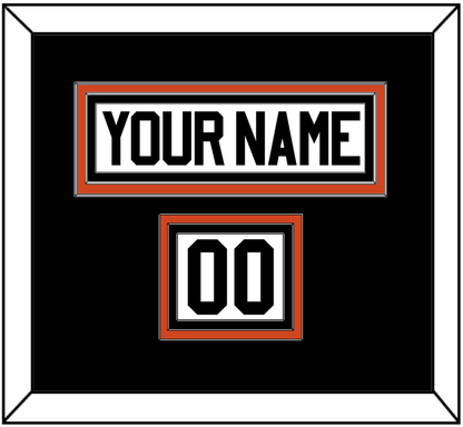 Philadelphia Nameplate & Number (Shoulder) - Home Orange - Premier Tier 3