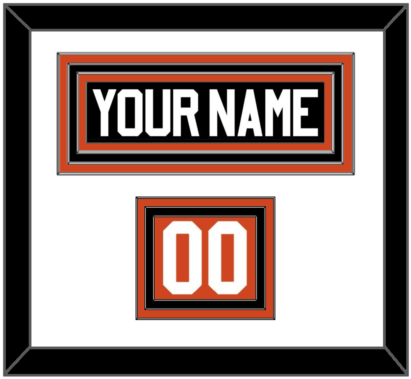 Philadelphia Nameplate & Number (Shoulder) - Road White - Premier Tier 2