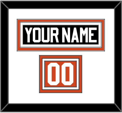 Philadelphia Nameplate & Number (Shoulder) - Road White - Premier Tier 1