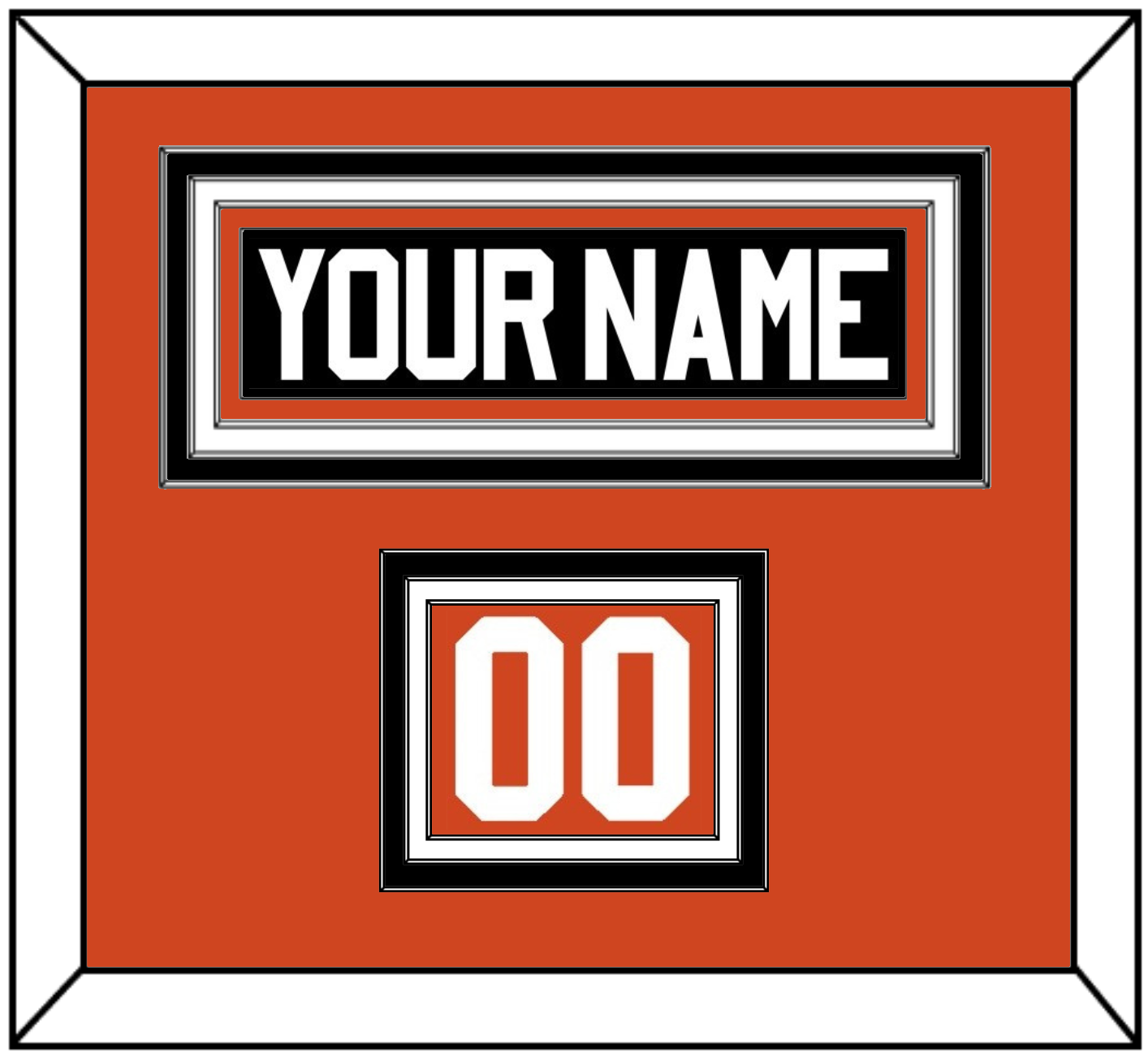Philadelphia Nameplate & Number (Shoulder) - Road White - Premier Tier 3