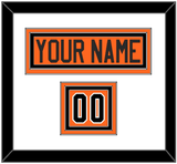 Philadelphia Nameplate & Number (Shoulder) - Alternate Black - Triple Mat 1