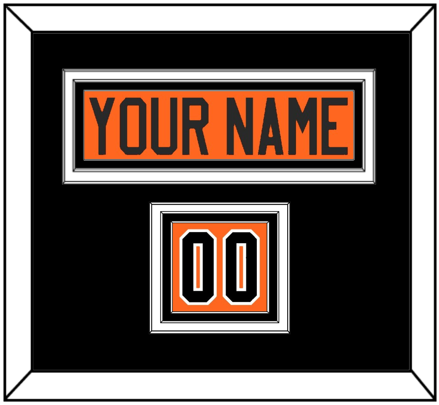 Philadelphia Nameplate & Number (Shoulder) - Alternate Black - Premier Tier 2