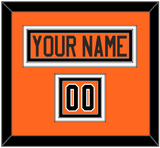 Philadelphia Nameplate & Number (Shoulder) - Alternate Black - Triple Mat 3