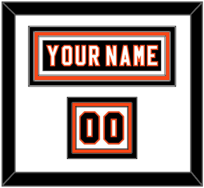 Philadelphia Nameplate & Number (Shoulder) - Home Black (2007-2010) - Premier Tier 2