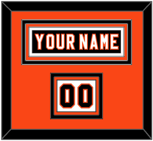 Philadelphia Nameplate & Number (Shoulder) - Home Black (2007-2010) - Premier Tier 4