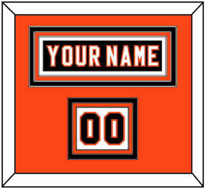 Philadelphia Nameplate & Number (Shoulder) - Home Black (2007-2010) - Premier Tier 4