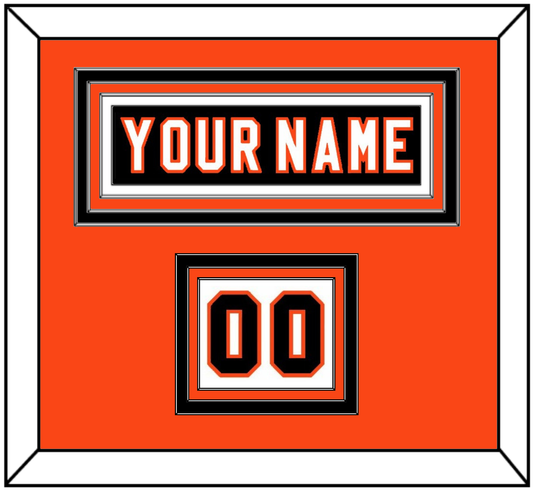 Philadelphia Nameplate & Number (Shoulder) - Home Black (2007-2010) - Premier Tier 4