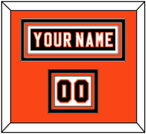 Philadelphia Nameplate & Number (Shoulder) - Home Black (2007-2010) - Triple Mat 4