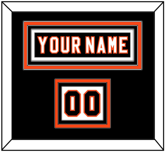 Philadelphia Nameplate & Number (Shoulder) - Home Black (2007-2010) - Premier Tier 6