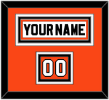 Philadelphia Nameplate & Number (Shoulder) - Road White (2007-2010) - Triple Mat 4