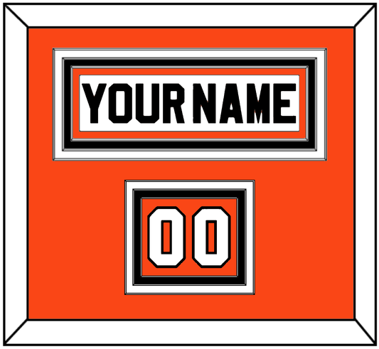 Philadelphia Nameplate & Number (Shoulder) - Road White (2007-2010) - Premier Tier 4