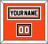 Philadelphia Nameplate & Number (Shoulder) - Road White (2007-2010) - Triple Mat 4