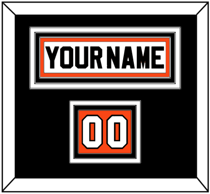 Philadelphia Nameplate & Number (Shoulder) - Road White (2007/2010) - Premier Tier 6
