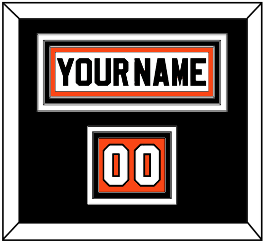 Philadelphia Nameplate & Number (Shoulder) - Road White (2007/2010) - Premier Tier 6