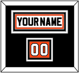 Philadelphia Nameplate & Number (Shoulder) - Road White (2007/2010) - Triple Mat 6