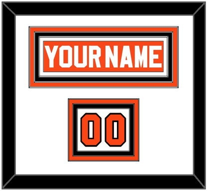 Philadelphia Nameplate & Number (Shoulder) - Road Orange (1983-2001) - Premier Tier 2