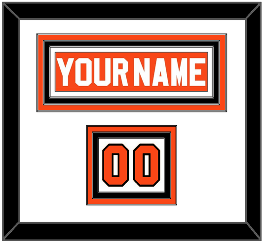Philadelphia Nameplate & Number (Shoulder) - Road Orange (1983-2001) - Premier Tier 2