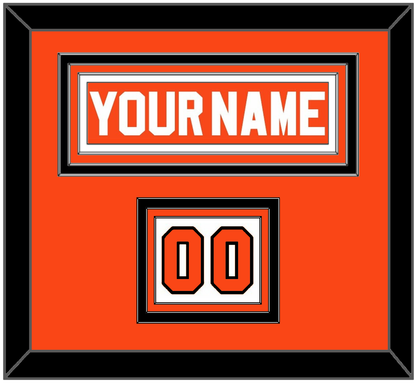 Philadelphia Nameplate & Number (Shoulder) - Road Orange (1983-2001) - Premier Tier 4