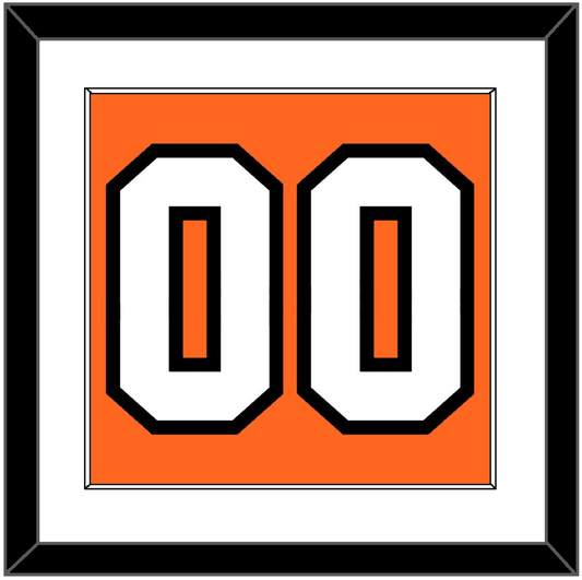Philadelphia Number (Back) - Home Orange (2017-2023) - Essential Tier 1