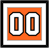 Philadelphia Number (Back) - Home Orange (2010-2017) - Single Mat 1