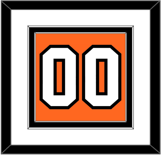 Philadelphia Number (Back) - Home Orange (2017-2023) - Signature Tier 1