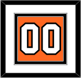 Philadelphia Number (Back) - Home Orange (2010-2017) - Double Mat 1