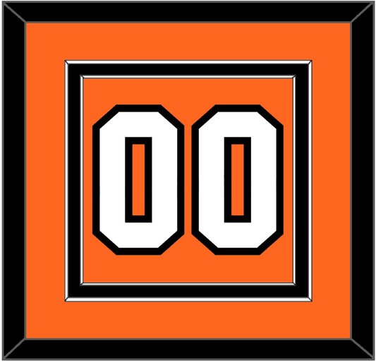 Philadelphia Number (Back) - Home Orange (2017-2023) - Signature Tier 2