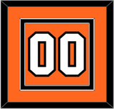 Philadelphia Number (Back) - Home Orange (2017-2023) - Double Mat 2