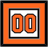 Philadelphia Number (Back) - Road White (2010-2017) - Double Mat 2