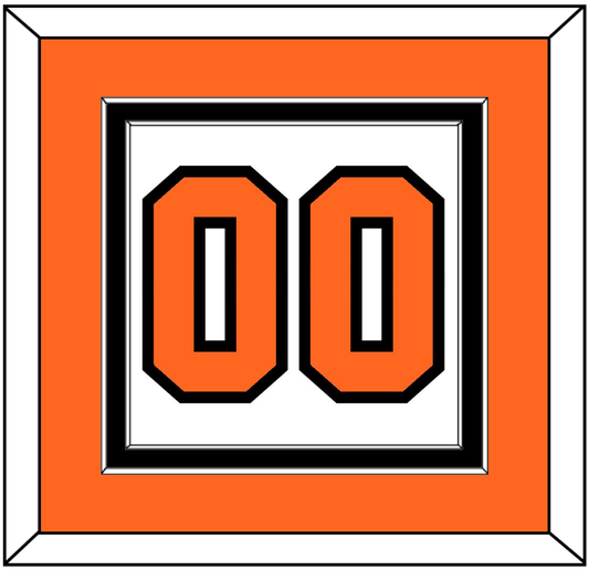 Philadelphia Number (Back) - Road White (2017-2023) - Signature Tier 2