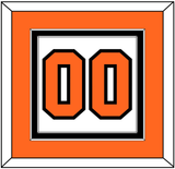 Philadelphia Number (Back) - Road White (2010-2017) - Double Mat 2