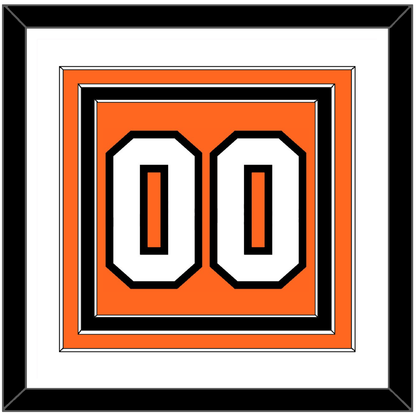 Philadelphia Number (Back) - Home Orange (2010-2017) - Premier Tier 1