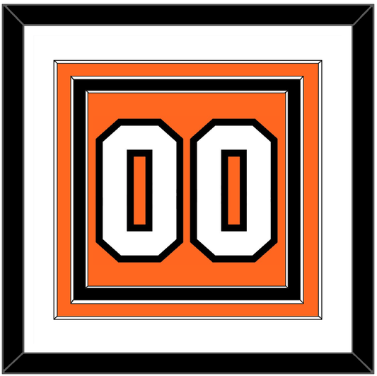 Philadelphia Number (Back) - Home Orange (2017-2023) - Premier Tier 1