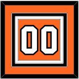 Philadelphia Number (Back) - Home Orange (2017-2023) - Triple Mat 2