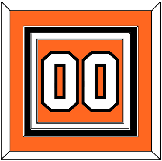 Philadelphia Number (Back) - Home Orange (2017-2023) - Premier Tier 2