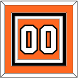 Philadelphia Number (Back) - Home Orange (2017-2023) - Triple Mat 2