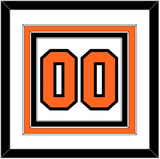 Philadelphia Number (Back) - Road White (2010-2017) - Triple Mat 1