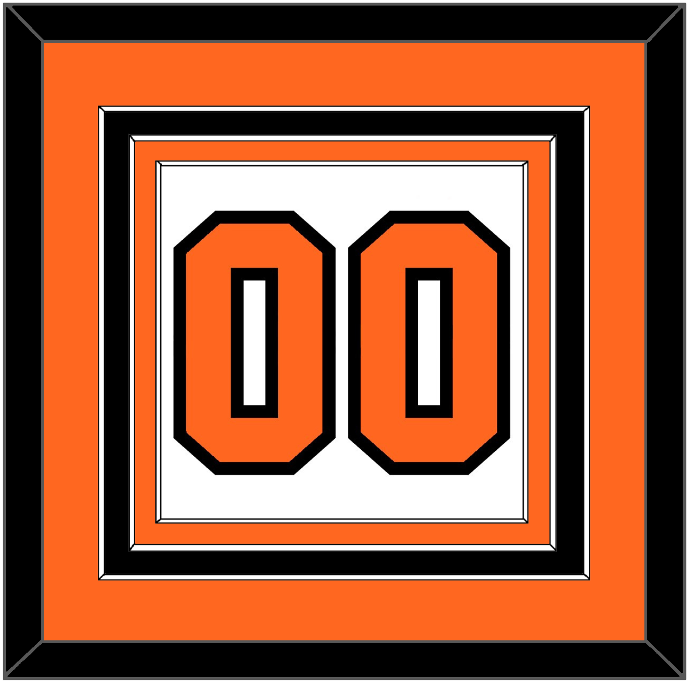 Philadelphia Number (Back) - Road White (2010-2017) - Premier Tier 2