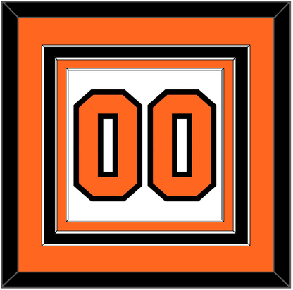 Philadelphia Number (Back) - Road White (2010-2017) - Premier Tier 2