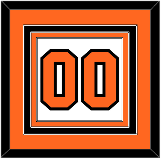 Philadelphia Number (Back) - Road White (2017-2023) - Premier Tier 2