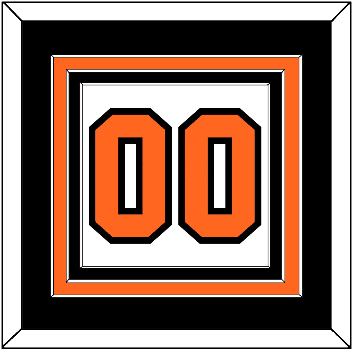 Philadelphia Number (Back) - Road White (2017-2023) - Premier Tier 3