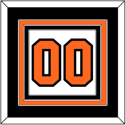 Philadelphia Number (Back) - Road White (2017-2023) - Premier Tier 3