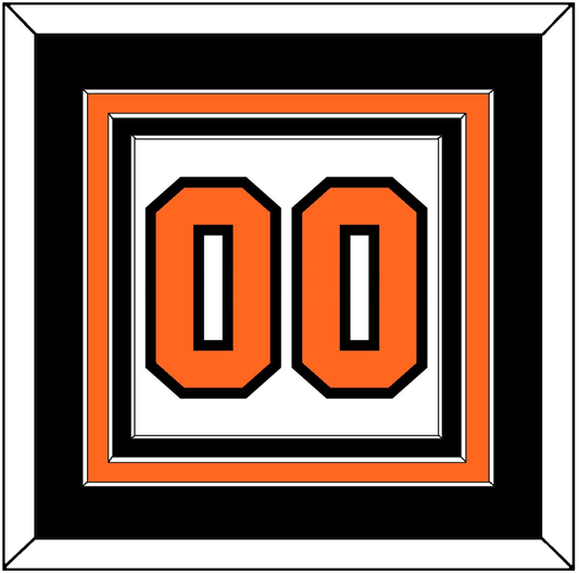 Philadelphia Number (Back) - Road White (2017-2023) - Premier Tier 3