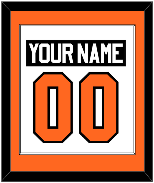 Philadelphia Nameplate & Number (Back) Combined - Road White (2010-2017) - Essential Tier 1