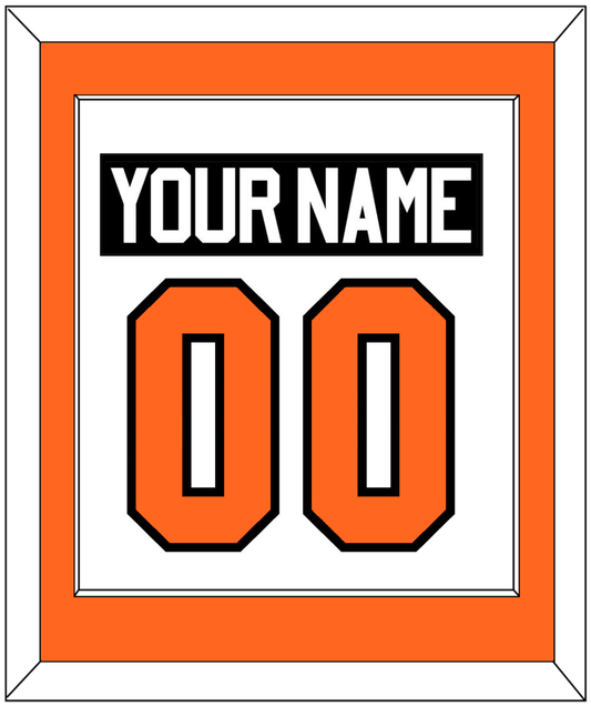 Philadelphia Nameplate & Number (Back) Combined - Road White (2010-2017) - Essential Tier 1