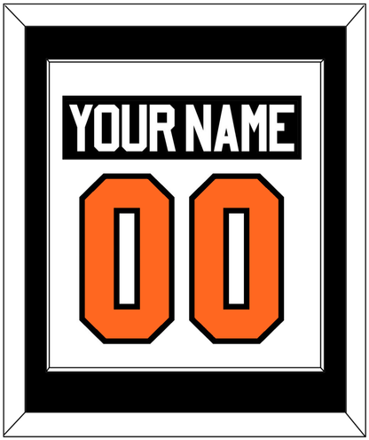 Philadelphia Nameplate & Number (Back) Combined - Road White (2010-2017) - Essential Tier 2