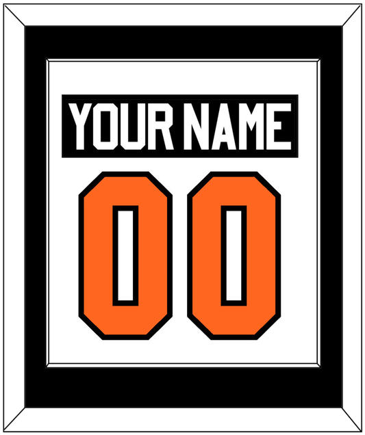 Philadelphia Nameplate & Number (Back) Combined - Road White (2010-2017) - Essential Tier 2