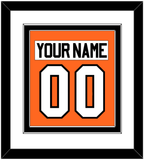 Philadelphia Nameplate & Number (Back) Combined - Home Orange (2010-2017) - Double Mat 1