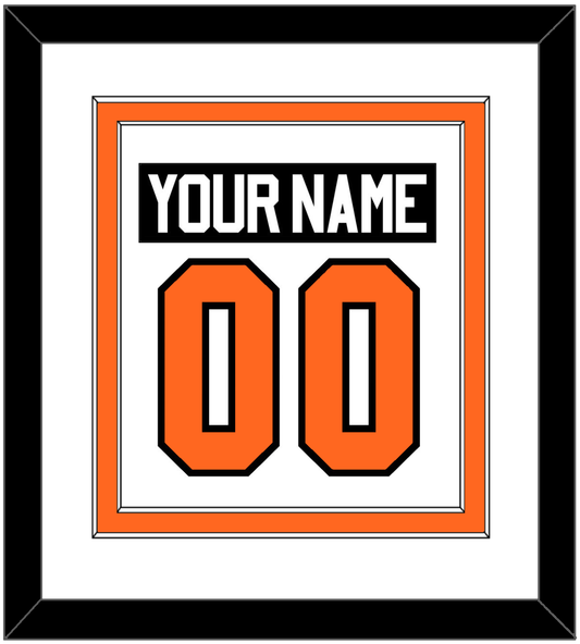 Philadelphia Nameplate & Number (Back) Combined - Road White (2017-2023) - Signature Tier 1